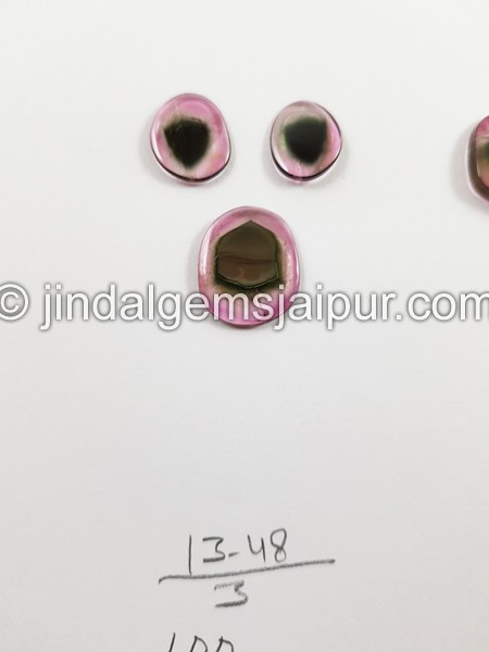 Watermelon Tourmaline Smooth Slices